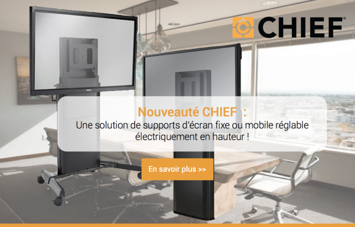 CHIEF Colonne Support Écran Électrique