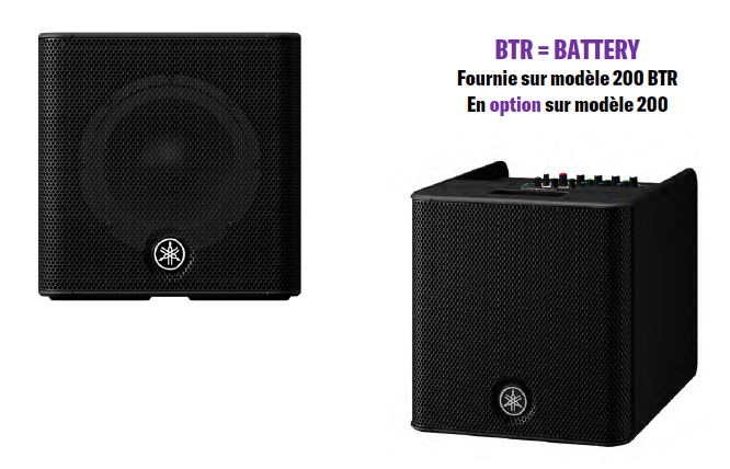 STAGEPAS 200BTR - Système de sonorisation portable STAGEPAS 200BTR - Système de sonorisation portable STAGEPAS 200BTR Enceintes