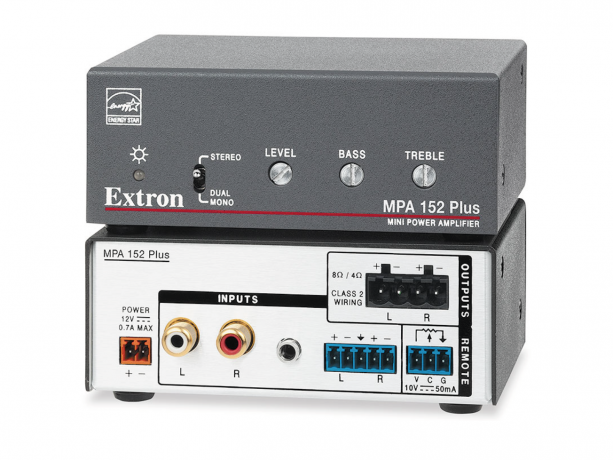 Extron MPA 152 PLUS - Amplificateur stéréo - 15W par canal - Certifié Energy Star Extron MPA 152 PLUS - Amplificateur stéréo - 15W par canal - Certifié Energy Star EXTRON 60-844-03 Amplificateurs