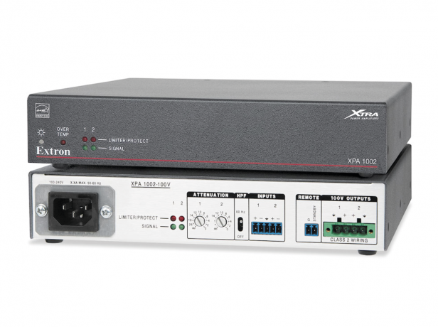 Extron  XPA 1002 - Amplificateur à deux canaux - Basse et haute impédance - 100 watts par canal Extron  XPA 1002 - Amplificateur à deux canaux - Basse et haute impédance - 100 watts par canal EXTRON 60-849-01 Amplificateurs