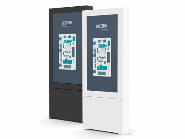 Chief Impact Kiosk 49”/ 50"/ 55"– Totem Une Face - Portrait - Noir & Blanc Chief Impact Kiosk 49”/ 50"/ 55"– Totem Une Face - Portrait - Noir & Blanc CHIEF LF49UBP /  LF49UWP ; LF50UBP /  LF50UWP ; LF55UBP /  LF55UWP Bornes & totems