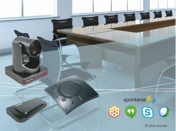 ClearOne Collaborate Versa 150 - Solution USB de visioconférence compatible toutes plateformes avec caméra PTZ ClearOne Collaborate Versa 150 - Solution USB de visioconférence compatible toutes plateformes avec caméra PTZ CLEARONE 930-3001-150 Solutions BYOD USB de visioconférence
