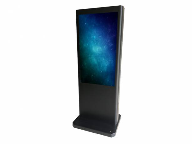 DWPro Stardust - Totem d'affichage dynamique pour écran 49'' - Noir ou blanc DWPro Stardust - Totem d'affichage dynamique pour écran 49'' - Noir ou blanc DWPRO TOM49 Bornes & totems