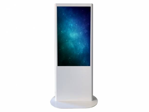 DWPro Stardust - Totem d'affichage dynamique pour écran 55'' - Noir ou blanc DWPro Stardust - Totem d'affichage dynamique pour écran 55'' - Noir ou blanc DWPRO TOM55 Bornes & totems