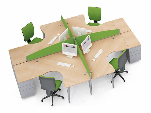 Eol - Gamme de bureaux 4Line - Bureaux au design élégant et économique EOL 4LINE Bureaux