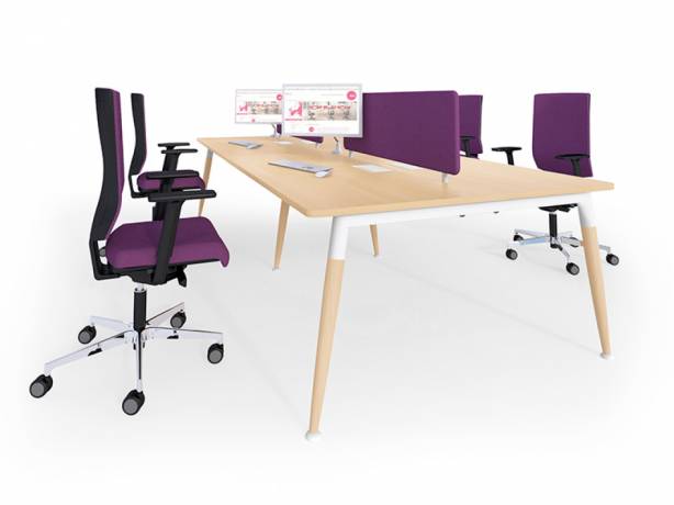 Eol - Gamme de bureaux 4Wood - Bureaux harmonieux au style scandinave Eol - Gamme de bureaux 4Wood - Bureaux harmonieux au style scandinave EOL 4WOOD Bureaux