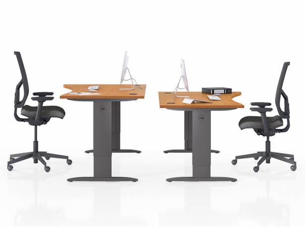 Eol - Gamme de bureaux Idéal - Bureaux modulables réglables en hauteur Eol - Gamme de bureaux Idéal - Bureaux modulables réglables en hauteur EOL IDEAL Bureaux