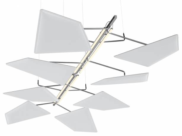 Caimi Flap Ceiling - Suspension plafond avec 4, 8 ou12 panneaux Flap Caimi Flap Ceiling - Suspension plafond avec 4, 8 ou12 panneaux Flap CAI-FLAP-CEILING Solutions acoustiques