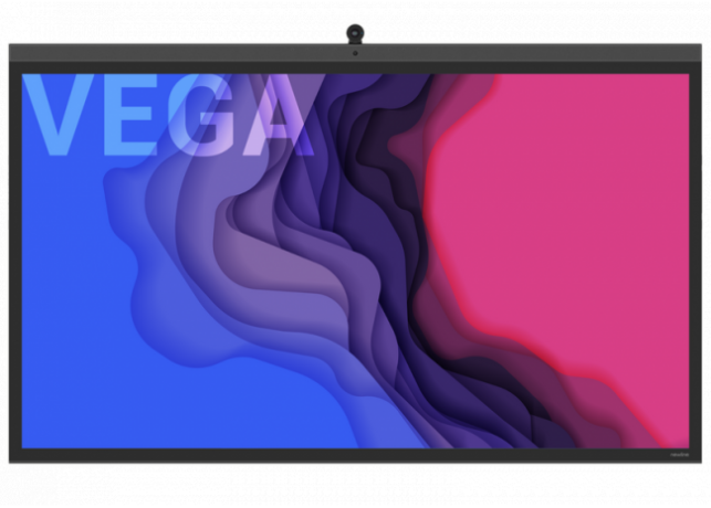 Newline VEGA - Ecran tactile interactif ultra léger tactile capacitif projeté P-CAP, 40 points de contact, résolution 4K 60Hz, Optical Bonding (Liaison Optique), Angle de vue de 178° Newline VEGA - Ecran tactile interactif ultra léger tactile capacitif projeté P-CAP, 40 points de contact, résolution 4K 60Hz, Optical Bonding (Liaison Optique), Angle de vue de 178° NEWLINE VEGA Écrans tactiles collaboratifs