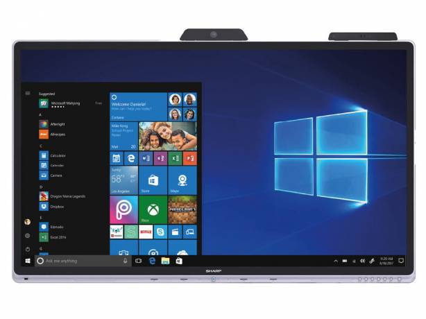 Sharp Windows Collaboration Display 70'' - Ecran Tactile 70'', visio 4K, Capacitif projeté 30 points, Capteurs IOT, USB-C Sharp Windows Collaboration Display 70'' - Ecran Tactile 70'', visio 4K, Capacitif projeté 30 points, Capteurs IOT, USB-C SHARP PNCD701 Écrans tactiles collaboratifs