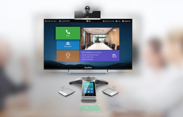 Yealink VC500 : un système de visioconférence tout-en-un idéal pour les petites et moyennes salles de réunion !