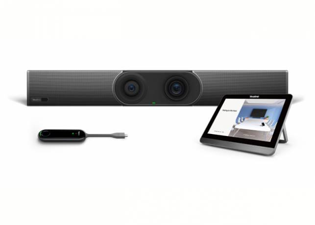 Yealink Meeting Bar A30-025 - Système de visioconférence Android hybride pour moyennes salles de réunion avec tablette tactile CPT18 et pod de diffusion WPP30 - Certifié Teams, Zoom, mode BYOD Yealink Meeting Bar A30-025 - Système de visioconférence Android hybride pour moyennes salles de réunion avec tablette tactile CPT18 et pod de diffusion WPP30 - Certifié Teams, Zoom, mode BYOD YEALINK A30-025 Systèmes de visioconférence certifiés Microsoft Teams