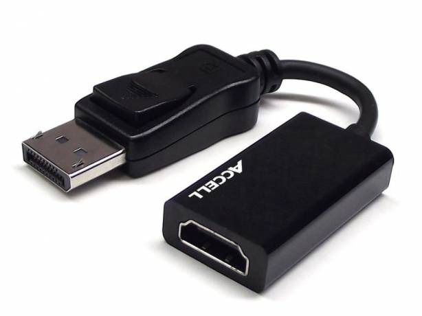 Accell UltraAV - Adaptateur actif DisplayPort 1.2 vers HDMI 2.0 ACCELL B086B-011B Connectique & péri-informatique