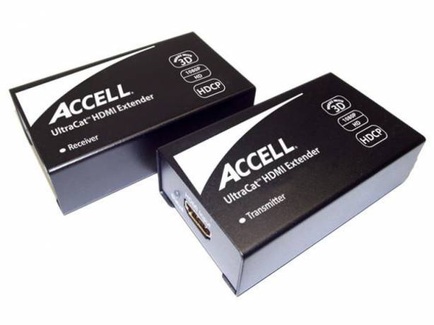 Accell UltraCat™ - Extendeur HDMI à câble Cat5e simple - émetteur et récepteur ACCELL E090C-005B Connectique & péri-informatique