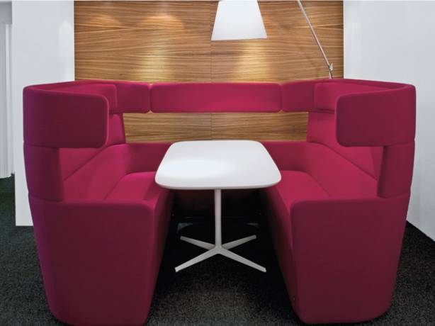 Bene - American Diner - Pod de travail collaboratif 4 ou 6 personnes Bene - American Diner - Pod de travail collaboratif 4 ou 6 personnes BN PX AM. DINER Mobilier collaboratif