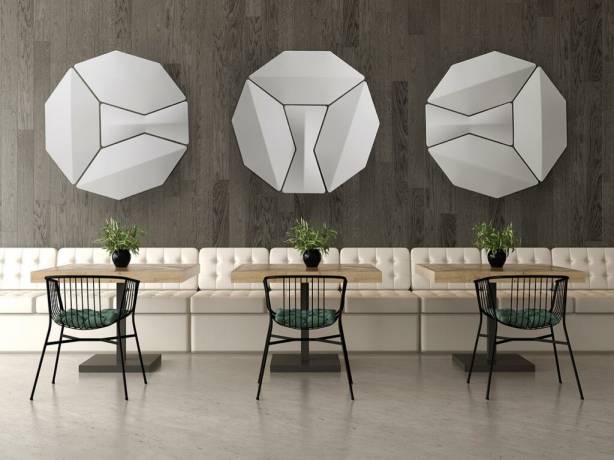 Caimi BOW - Panneau acoustique mural modulaire Caimi BOW - Panneau acoustique mural modulaire CAI BOW Solutions acoustiques