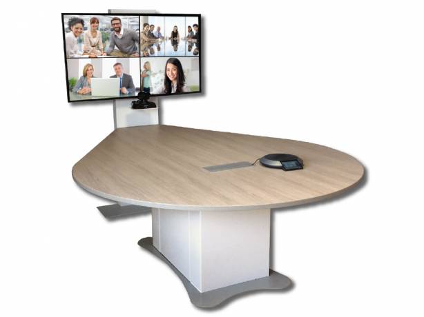 DWPro Stilla - Table de réunion et de visioconférence - 4 à 6 personnes DWPRO STILLA Tables de visioconférence