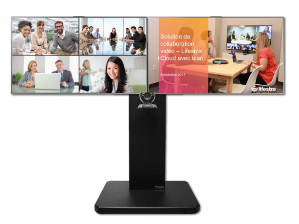 VC-TITAN-D-I600 - Offre complète de visioconférence pour moyennes à grandes salles de réunion. Amortissable sur 5 ans. VC-TITAN-D-I600 
