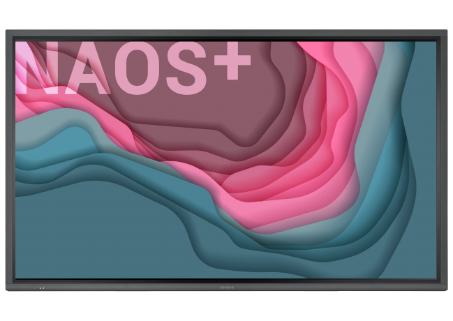 Newline NAOS + - Ecran tactile interactif NOAS + résolution 4K 60Hz, Optical Bonding (Liaison Optique), Angle de vue de 178°, Verre trempé NEWLINE NAOS + Écrans tactiles collaboratifs