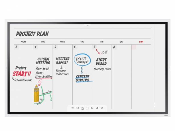 Gamme Samsung Flip - Meeting board digital tactile 65" Gamme Samsung Flip - Meeting board digital tactile 65" SAMSUNG WM65R Écrans tactiles collaboratifs