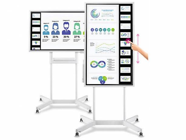 Samsung Flip - Paperboard digital tactile 55" avec pied mobile Samsung Flip - Paperboard digital tactile 55" avec pied mobile SAMSUNG FLIP+SUPPORT Écrans tactiles collaboratifs