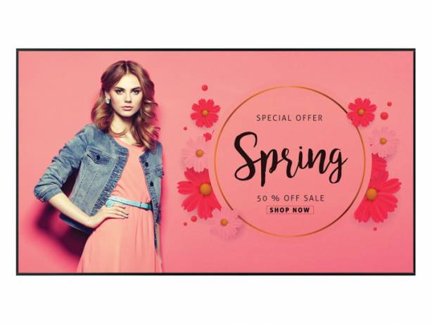 Sharp PN-HM751 - Écran d'affichage 85" -  4K Ultra HD (3840 x 2160 pixels) - 350 cd - SoC, Mini-OPS, Wifi SHARP PN-HM751 Ecrans professionnels intérieur