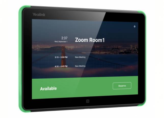 Yealink RoomPanel-Zoom - Ecran de réservation de salles certifié Zoom Yealink RoomPanel-Zoom - Ecran de réservation de salles certifié Zoom YEALINK RoomPanel-Zoom Réservation de salles