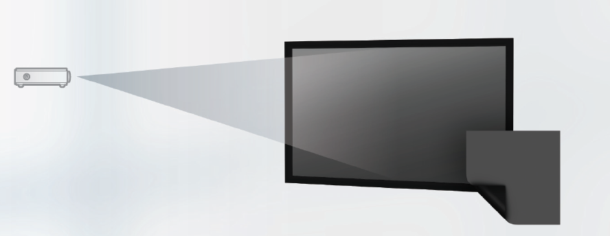 Surface Parallax Pure 0.8 pour projecteurs à projection standard (1,5:1 ou supérieur)