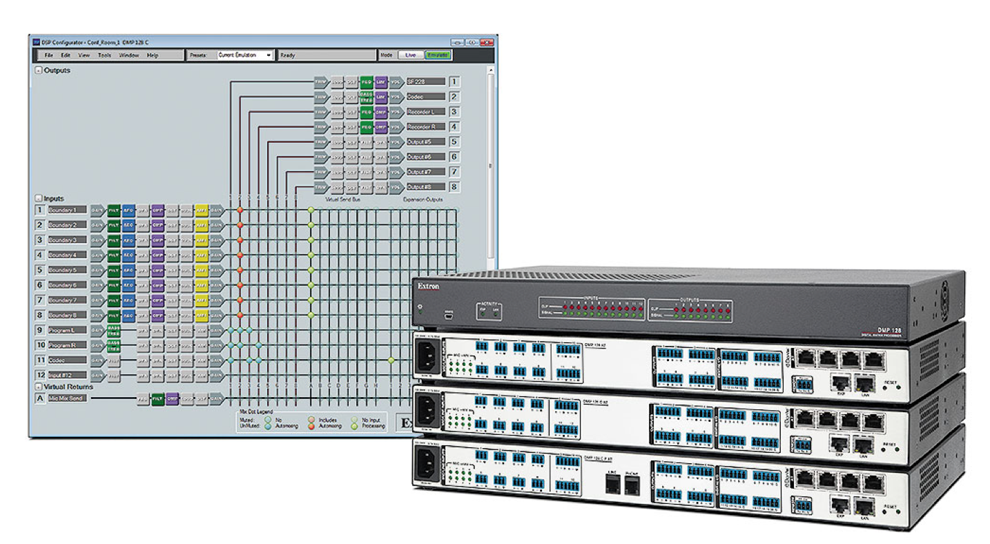 Logiciel DSP Configurator intuitif