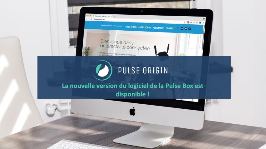 Pulse Origin Mise à jour