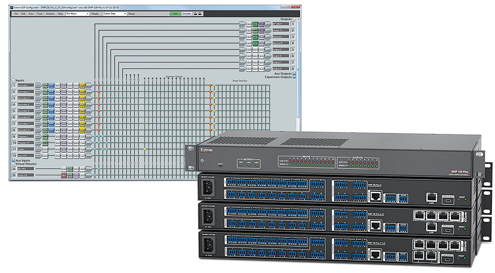 Canaux FlexInput sur modèles DMP 128 Plus AT