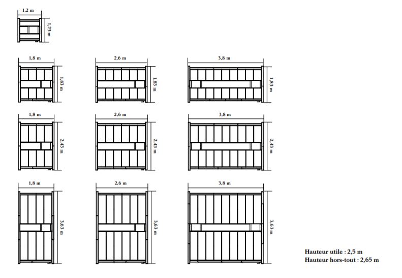 DIMENSIONS STANDARD