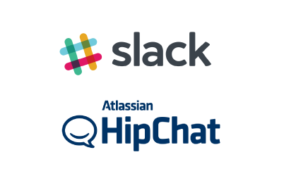 Intégrations dans les discussions Slack et HipChat