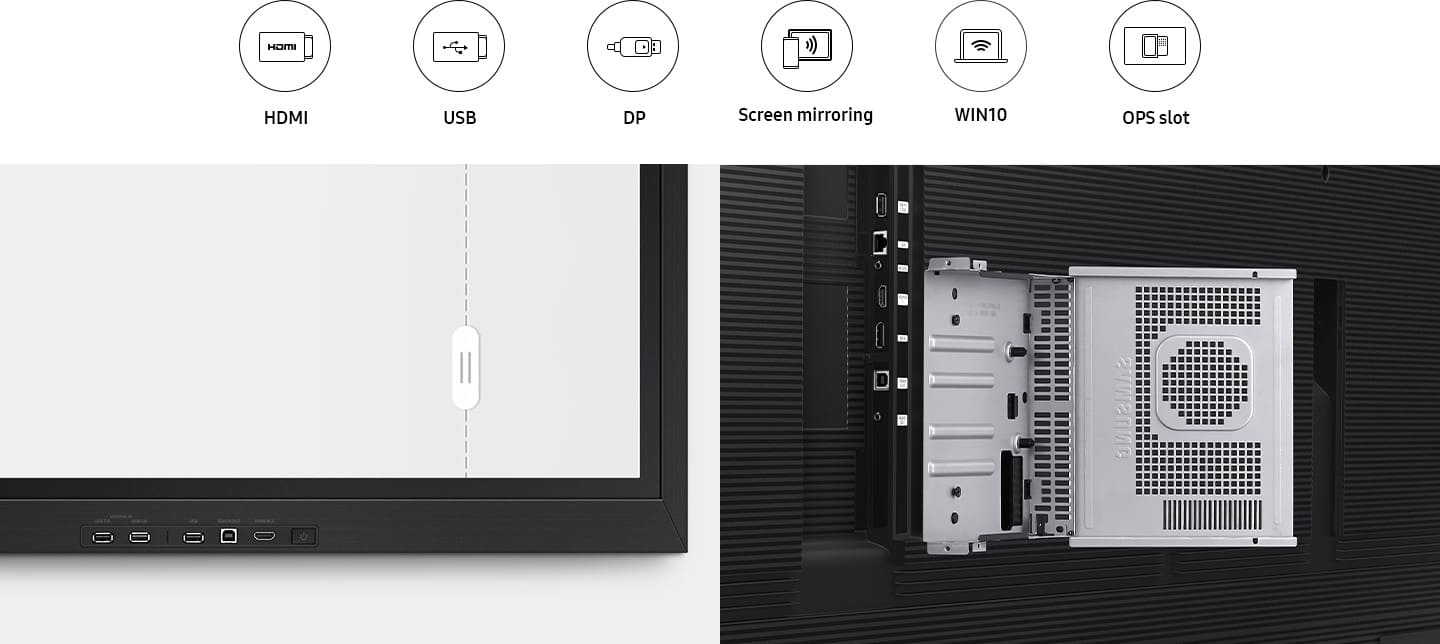 USB, HDMI, NFC